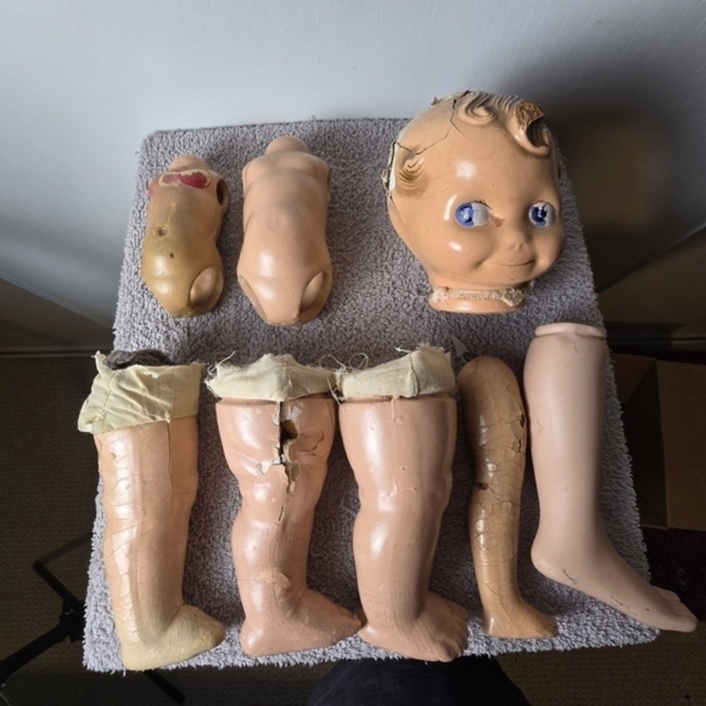 Vintage Doll Parts